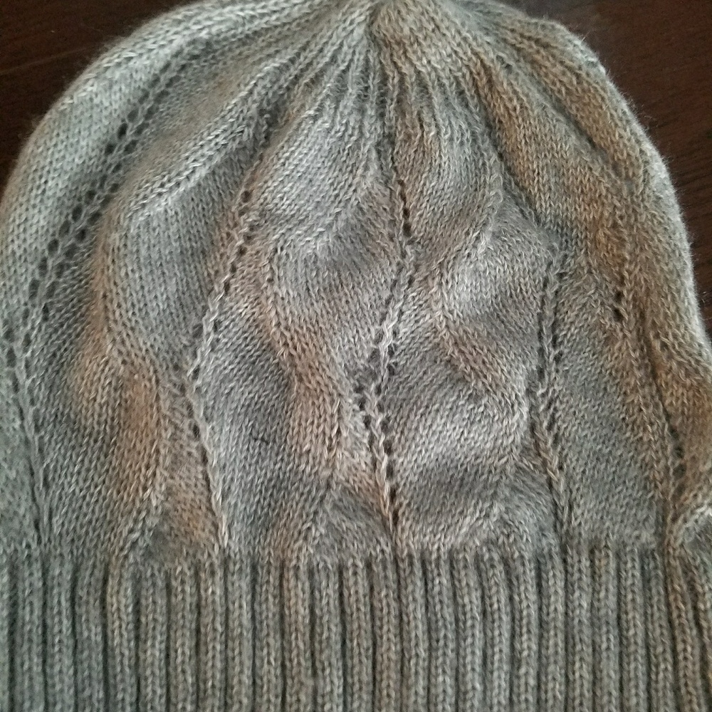 Knit beano hat